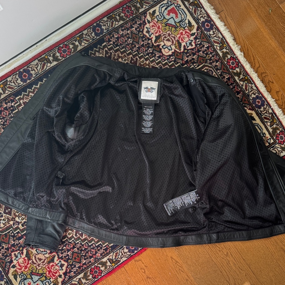 Harley-Davidson Miss Enthusiast 3 in 1 Leather Jacket - Picture 12 of 12